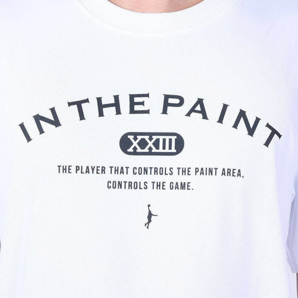 インザペイント（IN THE PAINT）（メンズ、レディース）バスケットボールウェア Tシャツ ITP23406WHT