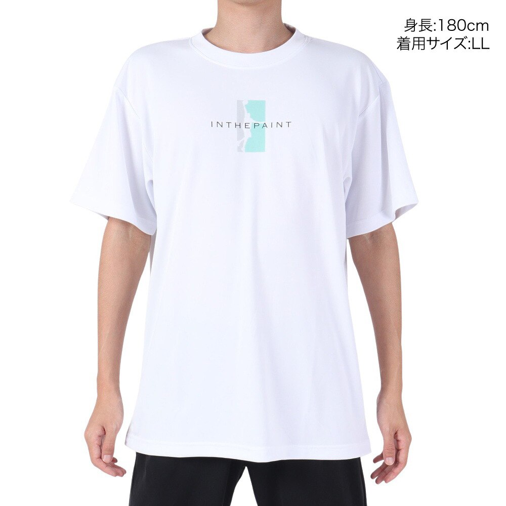 インザペイント（IN THE PAINT）（メンズ、レディース）バスケットボールウェア Tシャツ ITP23407WHT/MNT