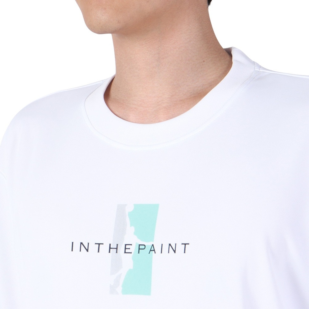 インザペイント（IN THE PAINT）（メンズ、レディース）バスケットボールウェア Tシャツ ITP23407WHT/MNT