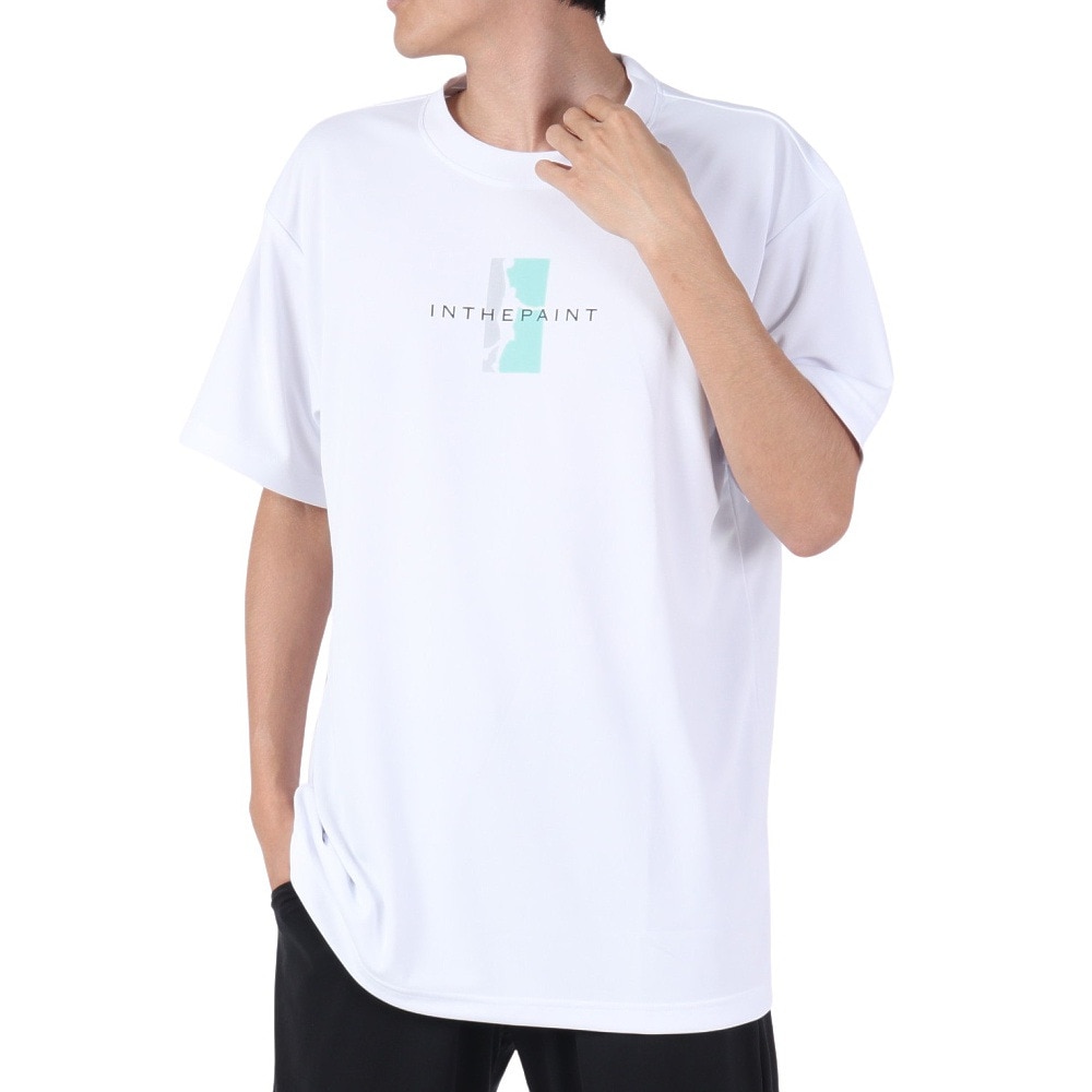 インザペイント（IN THE PAINT）（メンズ、レディース）バスケットボールウェア Tシャツ ITP23407WHT/MNT