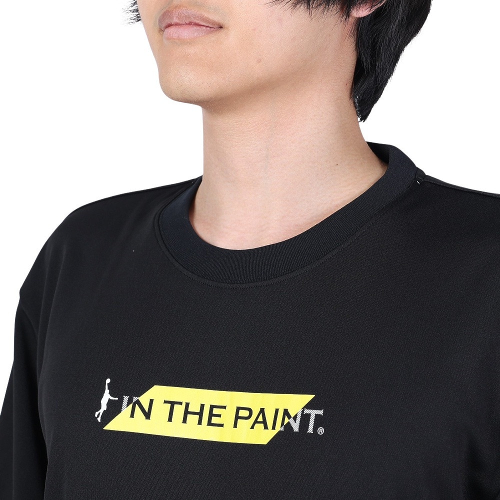 インザペイント（IN THE PAINT）（メンズ、レディース）バスケットボールウェア Tシャツ ITP23415BLK/LMN