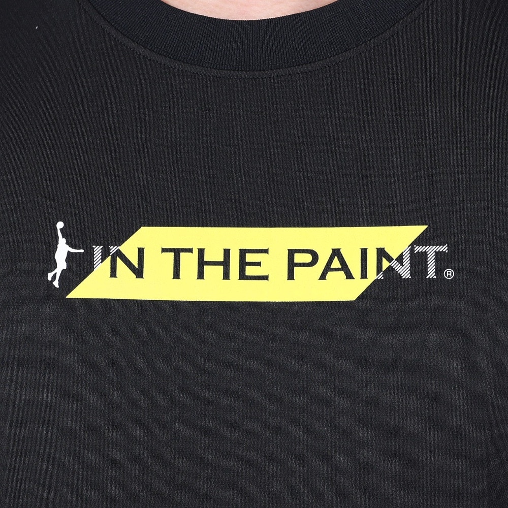 インザペイント（IN THE PAINT）（メンズ、レディース）バスケットボールウェア Tシャツ ITP23415BLK/LMN
