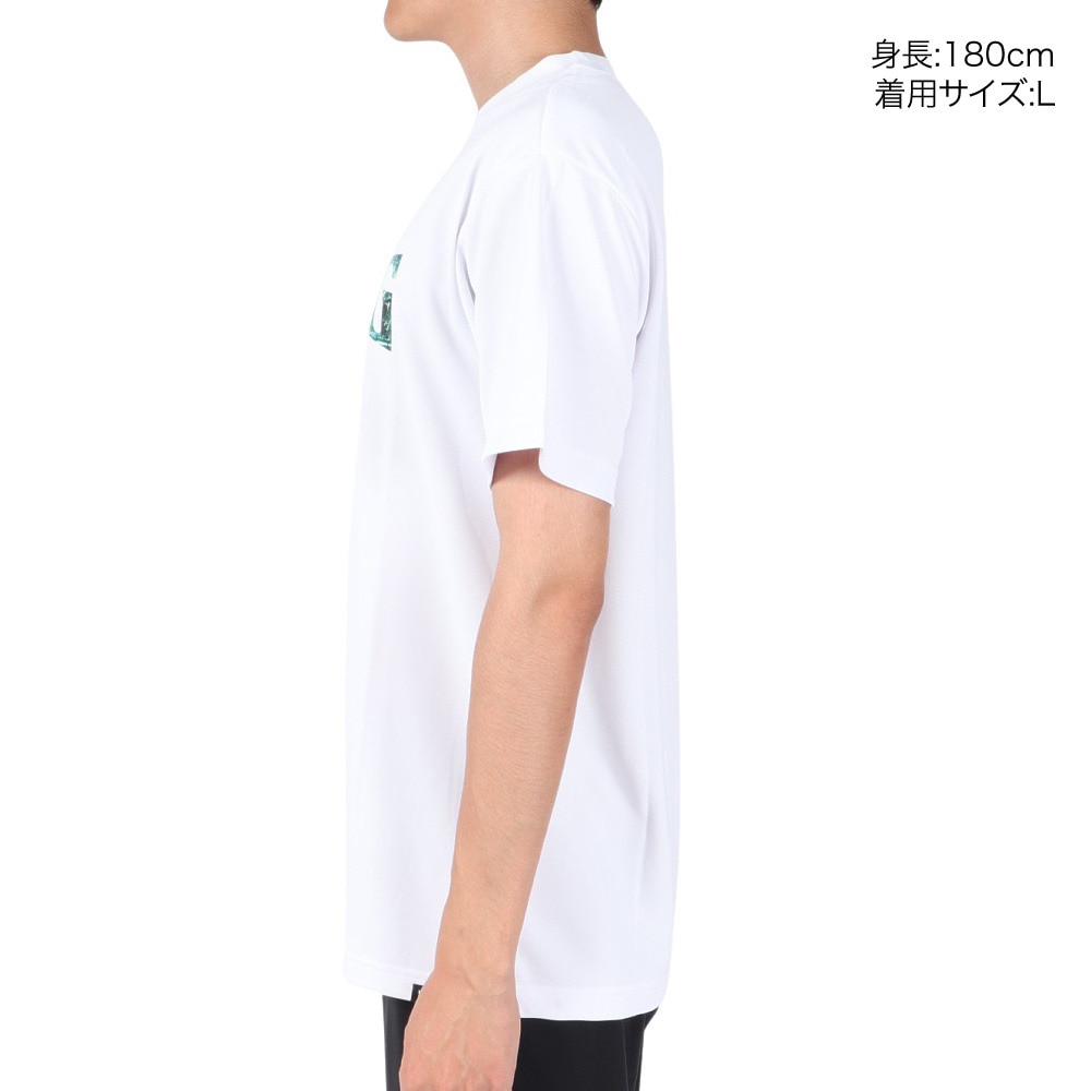 スポルディング（SPALDING）（メンズ）バスケットボールウェア Tシャツ ウォールペイント ロゴ SMT23114 速乾 UVカット