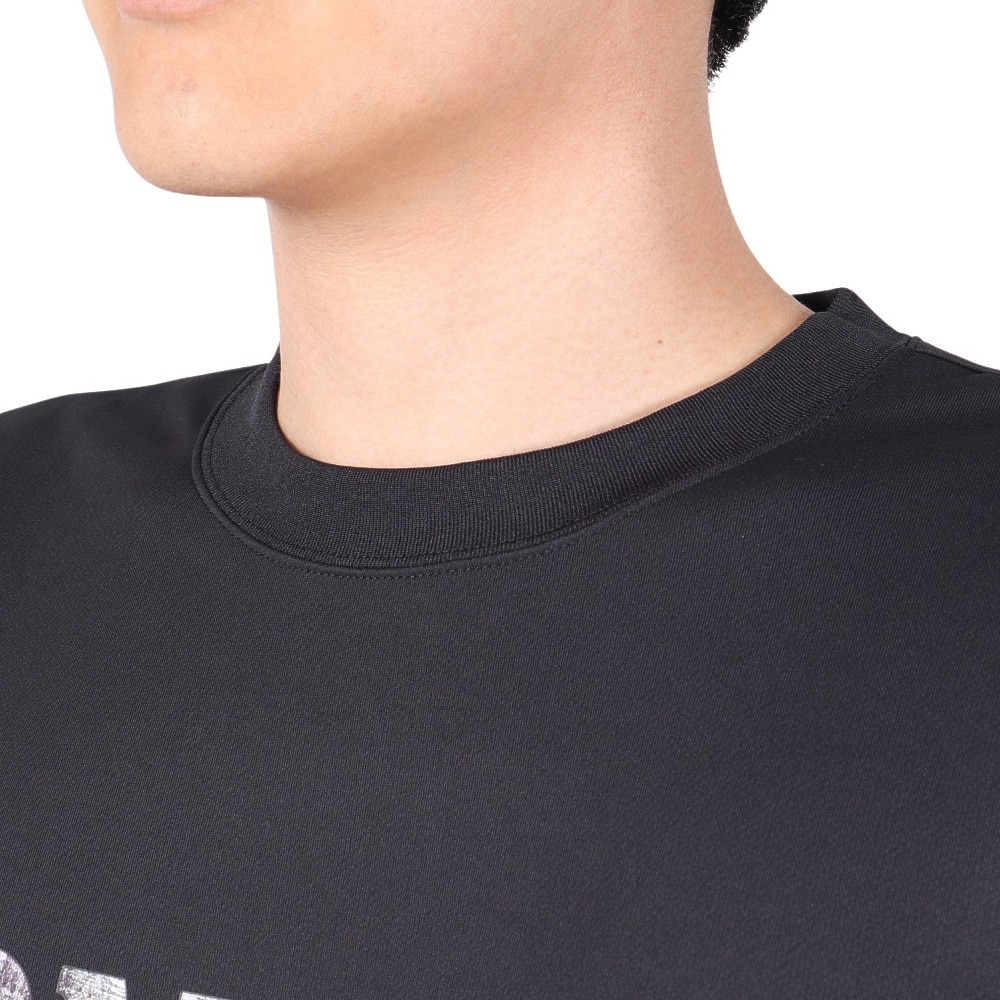 スポルディング（SPALDING）（メンズ）バスケットボールウェア Tシャツ ウォールペイント ロゴ SMT23114BK 速乾 UVカット