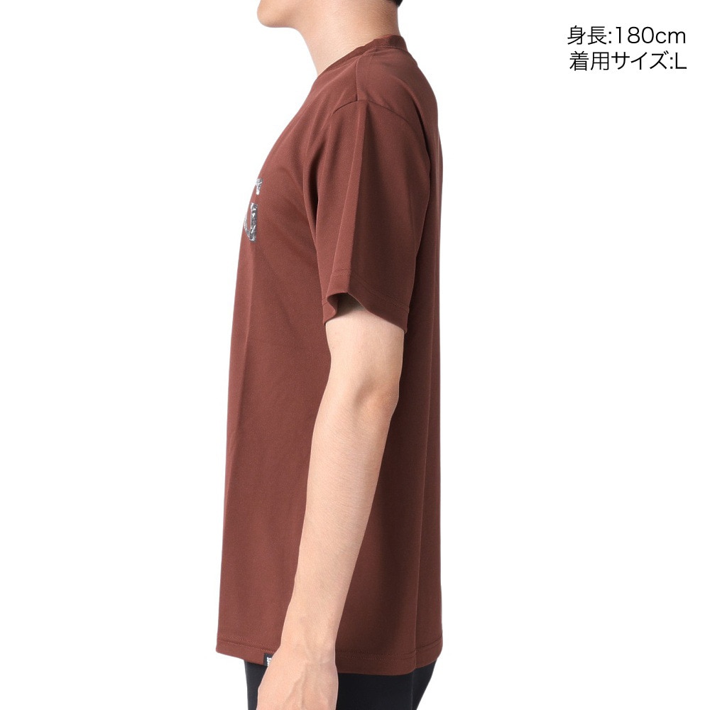 スポルディング（SPALDING）（メンズ、レディース）バスケットボールウェア 半袖Tシャツ ウォールペイントロゴ SMT23114FIG 速乾 UVカット