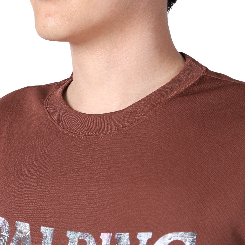スポルディング（SPALDING）（メンズ、レディース）バスケットボールウェア 半袖Tシャツ ウォールペイントロゴ SMT23114FIG 速乾 UVカット