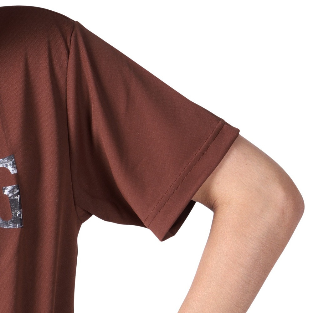スポルディング（SPALDING）（メンズ、レディース）バスケットボールウェア 半袖Tシャツ ウォールペイントロゴ SMT23114FIG 速乾 UVカット