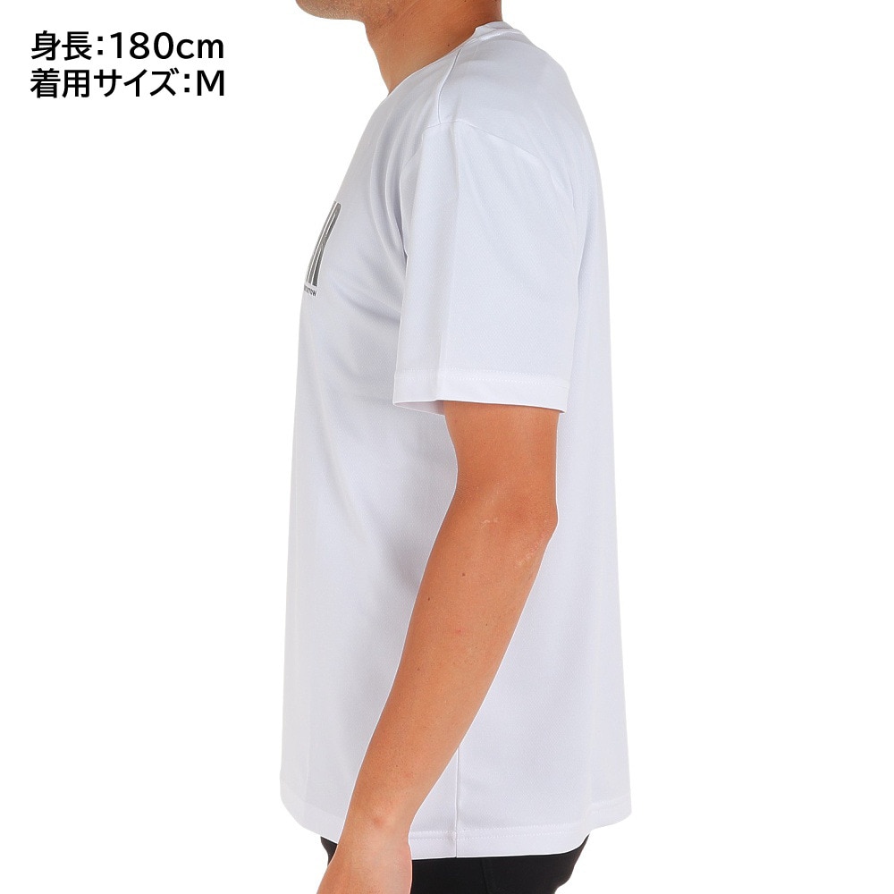 コンバース（CONVERSE）（メンズ）バスケットボールウェア ロゴプリント Tシャツ CB232358-1100 速乾
