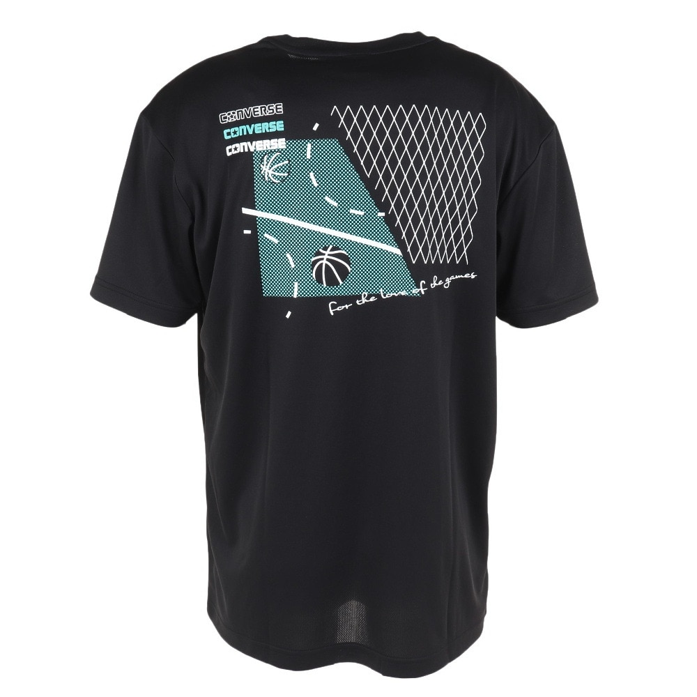 コンバース（CONVERSE）（メンズ）バスケットボールウェア プリントTシャツ CB232363-1924 速乾