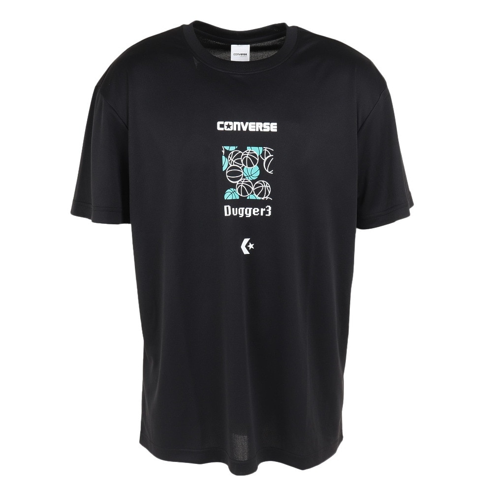 コンバース（CONVERSE）（メンズ）バスケットボールウェア プリントTシャツ CB232363-1924 速乾