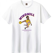 ジャンキー（メンズ、レディース）バスケットボールウェア windmill 半袖Tシャツ BSK23E75-1
