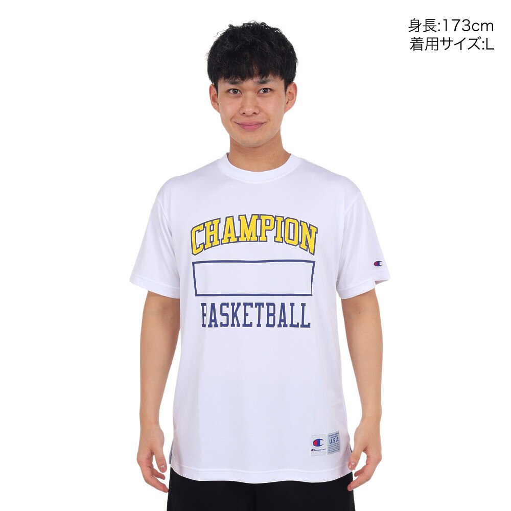 チャンピオン（CHAMPION）（メンズ）バスケットボールウェア 半袖Tシャツ C3-YB355 010