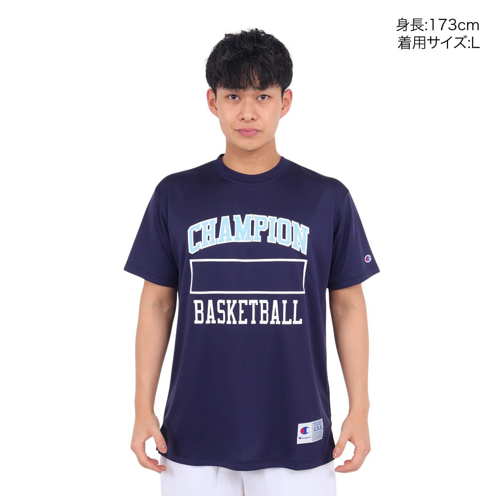 チャンピオン（CHAMPION）（メンズ）バスケットボールウェア 半袖Tシャツ C3-YB355 370