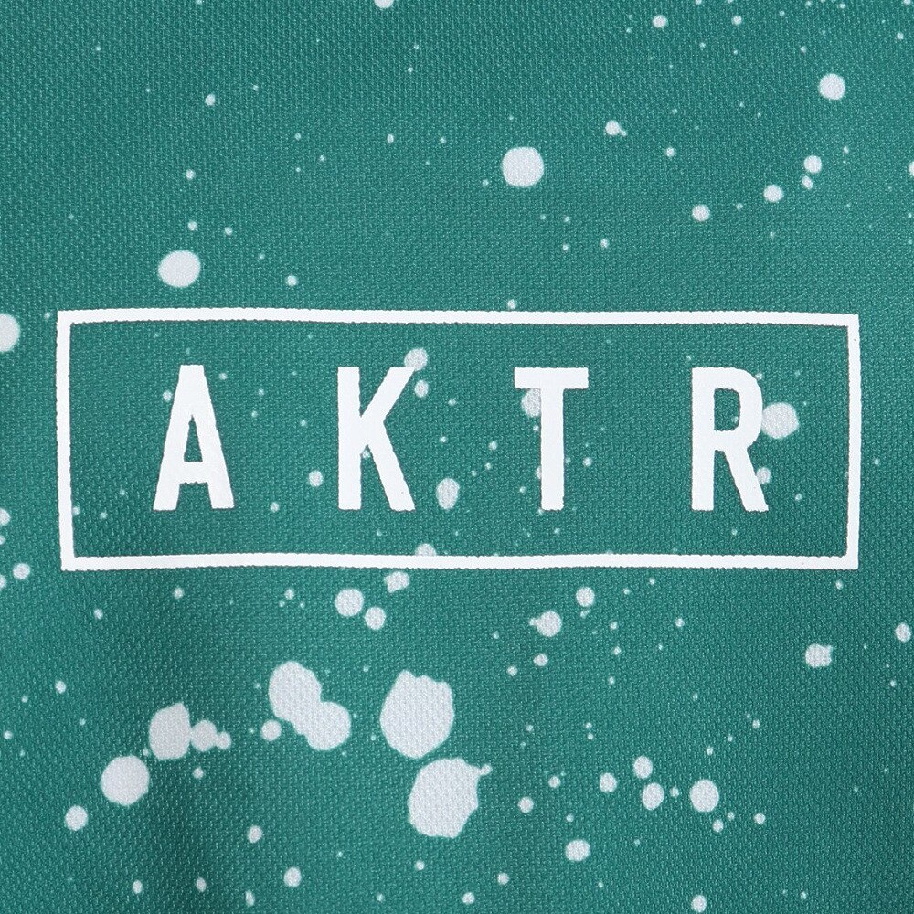 アクター（AKTR）（メンズ、レディース）バスケットボールウェア スプラッシュ AKTR ロゴ スポーツTシャツ 223-010005 GR