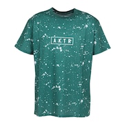 アクター（AKTR）（メンズ、レディース）バスケットボールウェア スプラッシュ AKTR ロゴ スポーツTシャツ 223-010005 GR