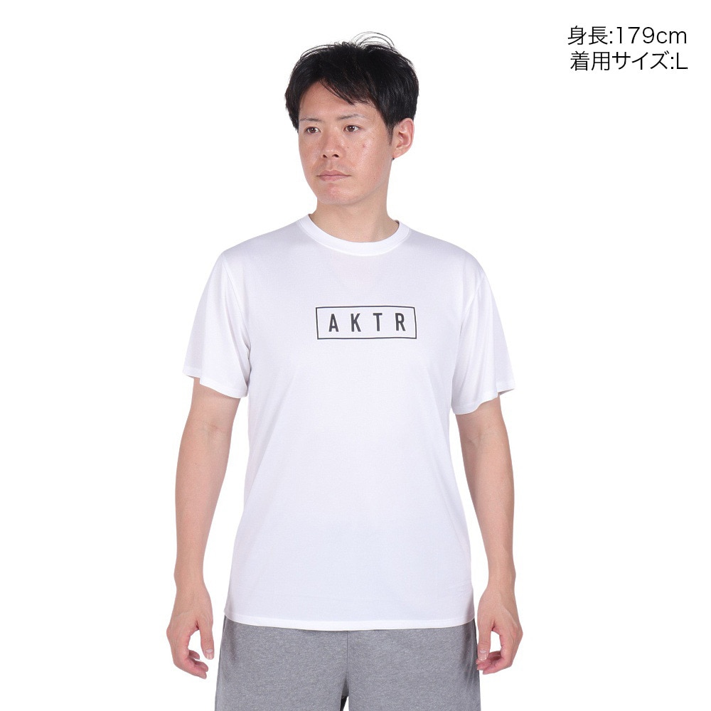 アクター（AKTR）（メンズ）バスケットボールウェア B ALS 半袖Tシャツ 523-013005 WH