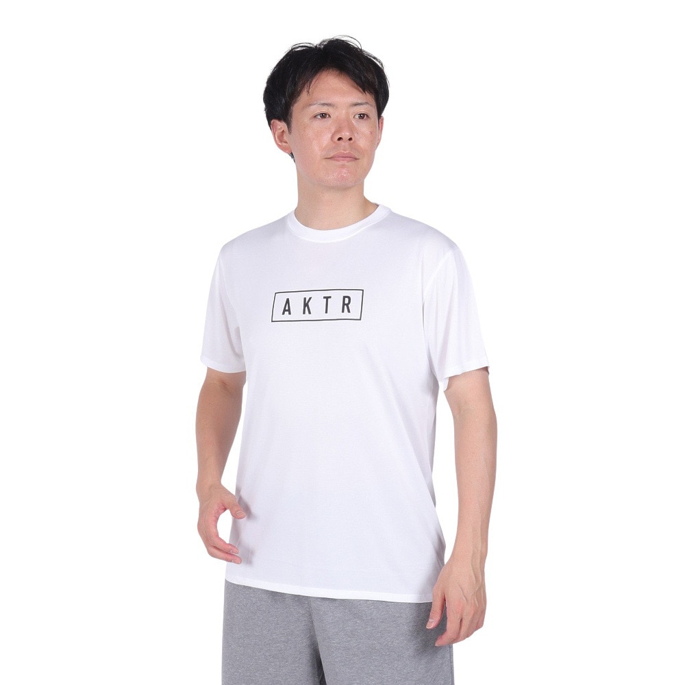 アクター（AKTR）（メンズ）バスケットボールウェア B ALS 半袖Tシャツ 523-013005 WH