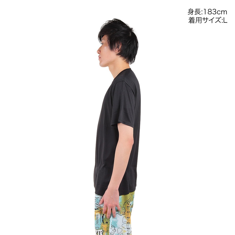 アクター（AKTR）（メンズ）バスケットボールウェア B ALS 半袖Tシャツ 523-014005 BK 速乾