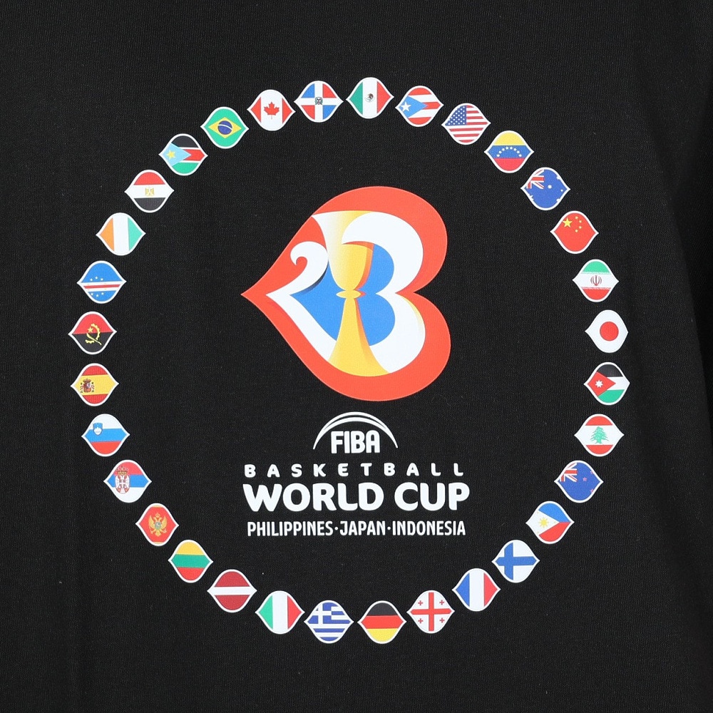 FIBAバスケットボールワールドカップ2023（FIBA BASKETBALL WORLD CUP 2023）（メンズ、レディース）Tシャツ(ALLFLAGS) 53421