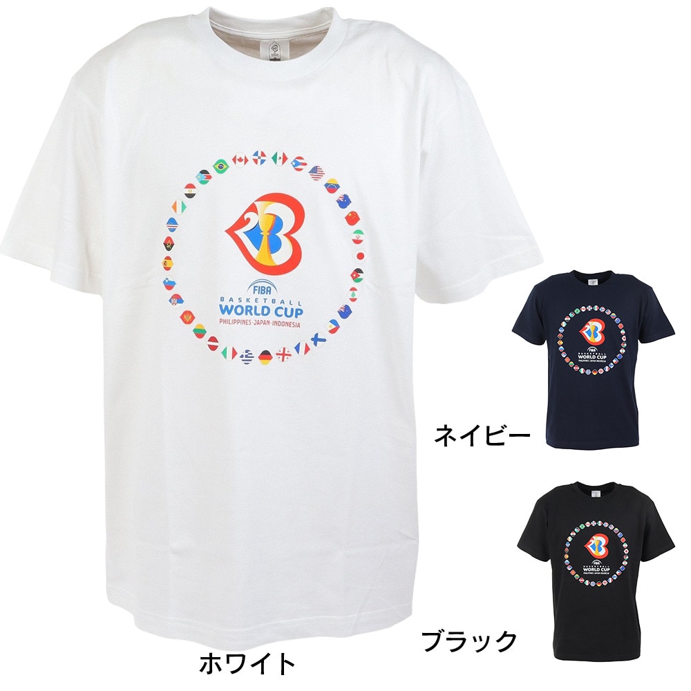 FIBAバスケットボールワールドカップ2023（FIBA BASKETBALL WORLD CUP 2023）（メンズ、レディース）Tシャツ(ALLFLAGS) 53445