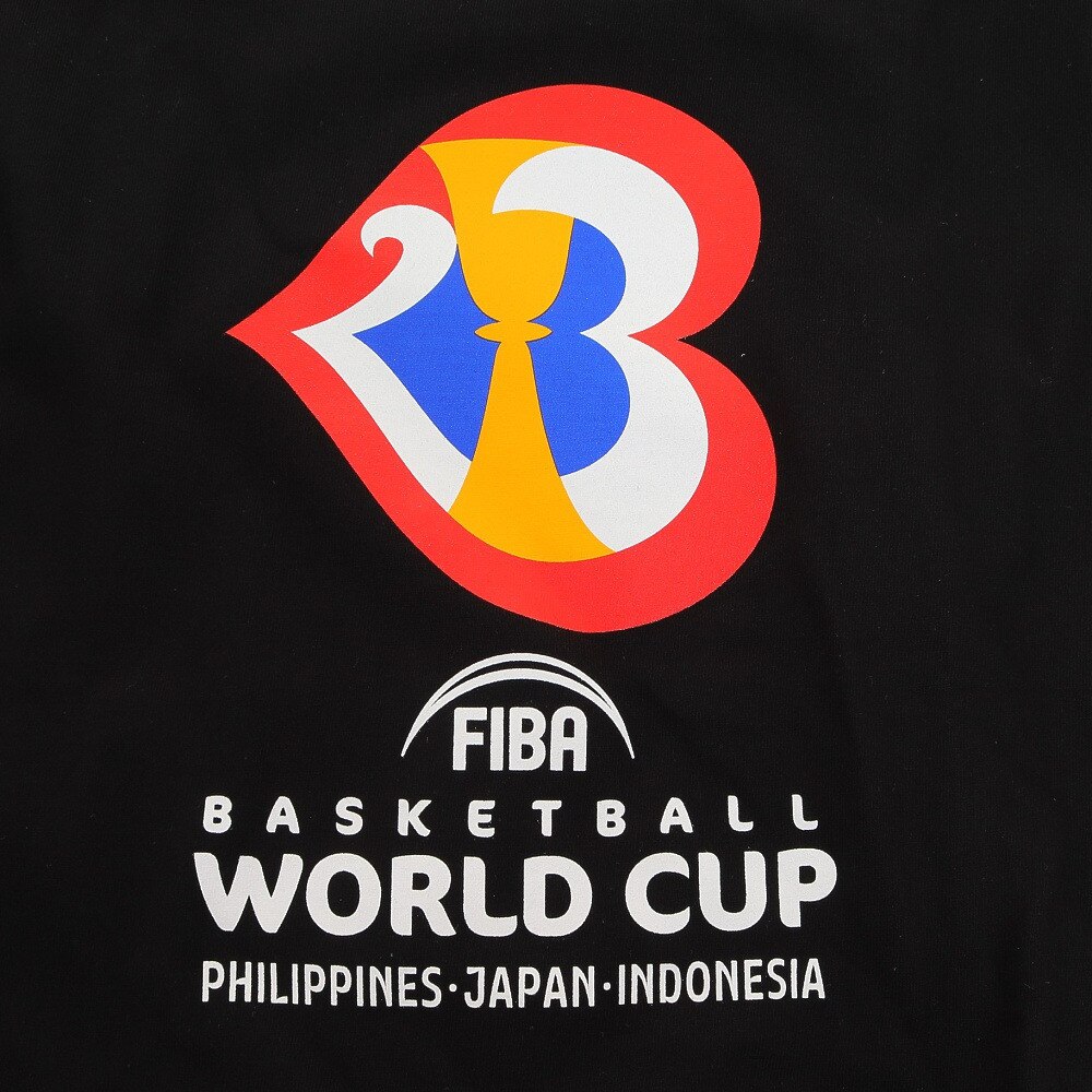 FIBAバスケットボールワールドカップ2023（FIBA BASKETBALL WORLD CUP 2023）（メンズ、レディース）バスケットボールウェア ロゴTシャツ FIBA53482