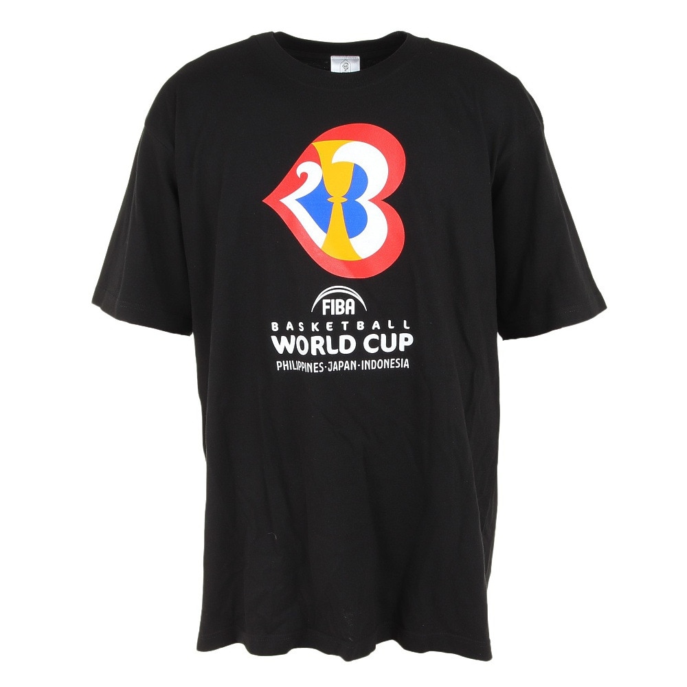 FIBAバスケットボールワールドカップ2023（FIBA BASKETBALL WORLD CUP 2023）（メンズ、レディース）バスケットボールウェア ロゴTシャツ FIBA53482