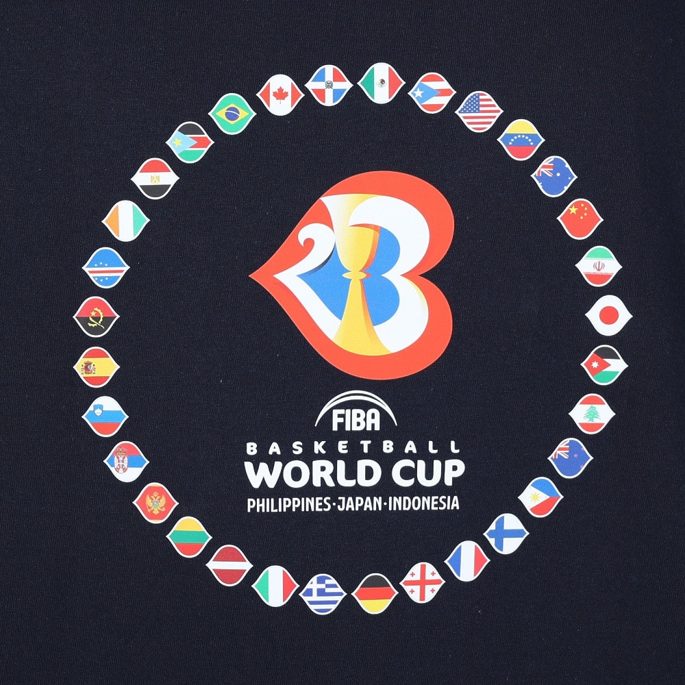 FIBAバスケットボールワールドカップ2023（FIBA BASKETBALL WORLD CUP 2023）（メンズ、レディース）Tシャツ(ALLFLAGS) 53437