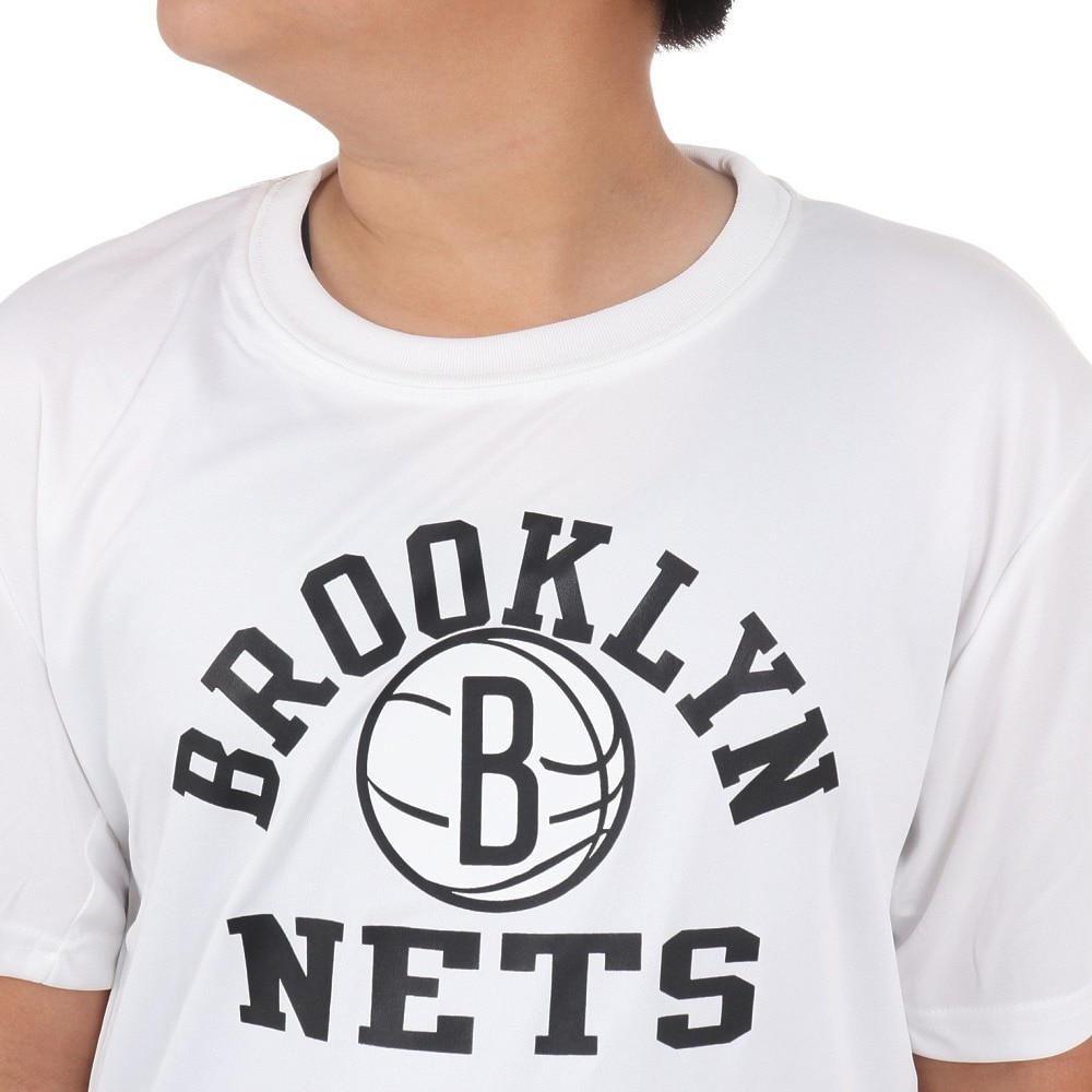 エヌビーエー（NBA）（キッズ）バスケットボールウェア 半袖Tシャツ ブルックリン・ネッツ 3AAC-NETS