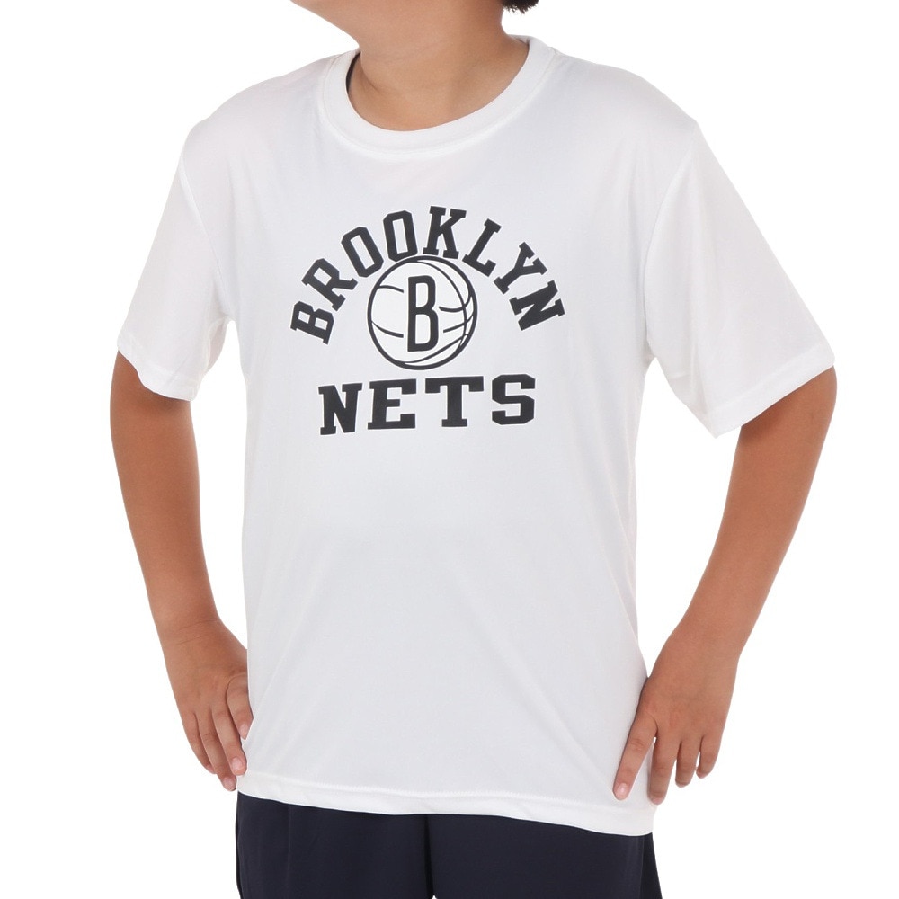 エヌビーエー（NBA）（キッズ）バスケットボールウェア 半袖Tシャツ ブルックリン・ネッツ 3AAC-NETS