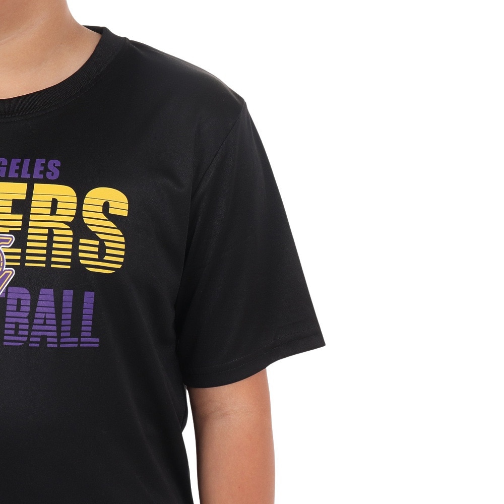 エヌビーエー（NBA）（キッズ）バスケットボールウェア 半袖Tシャツ ロサンゼルス・レイカーズ 3AAD-LAKERS