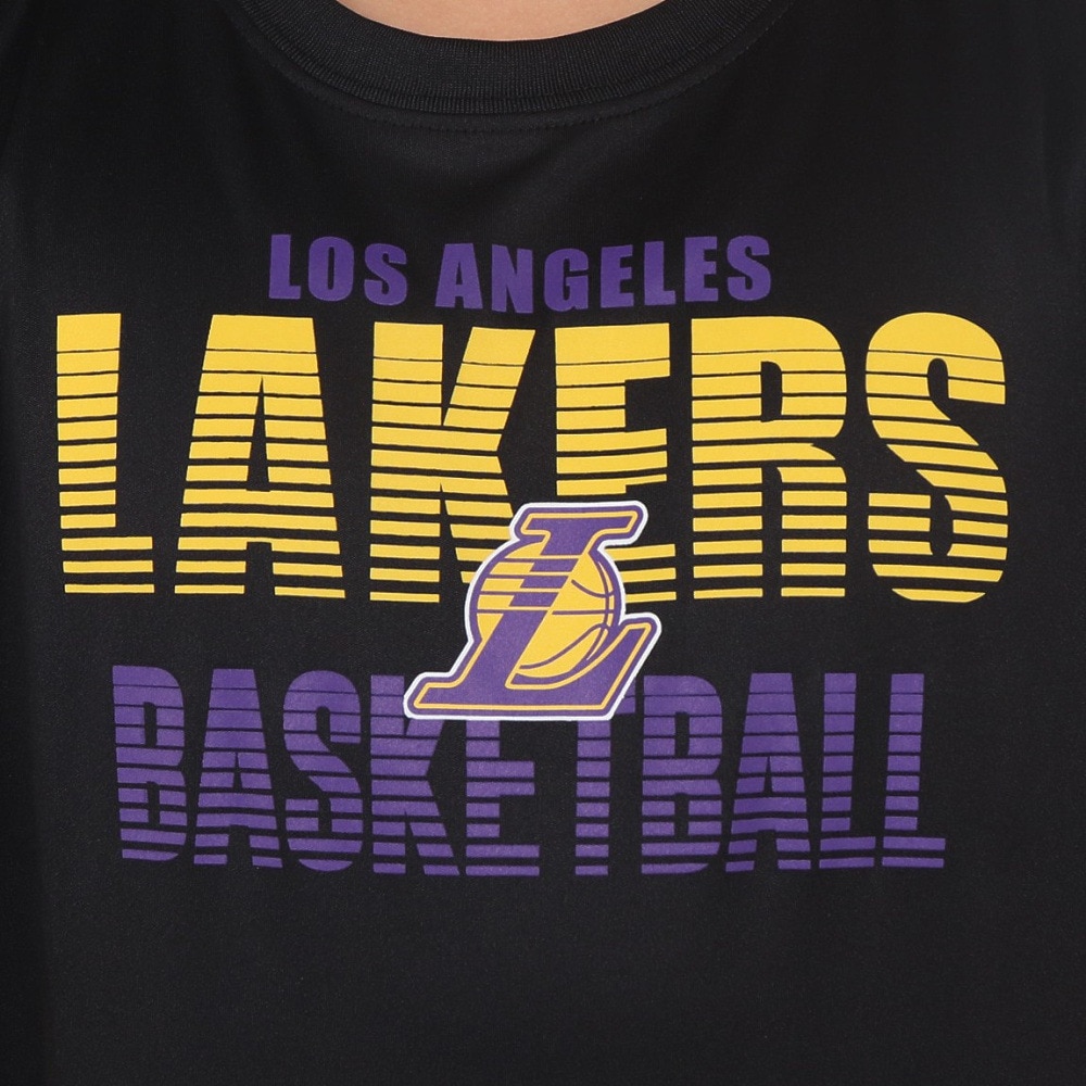 エヌビーエー（NBA）（キッズ）バスケットボールウェア 半袖Tシャツ ロサンゼルス・レイカーズ 3AAD-LAKERS