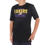 エヌビーエー（NBA）（キッズ）バスケットボールウェア 半袖Tシャツ ロサンゼルス・レイカーズ 3AAD-LAKERS