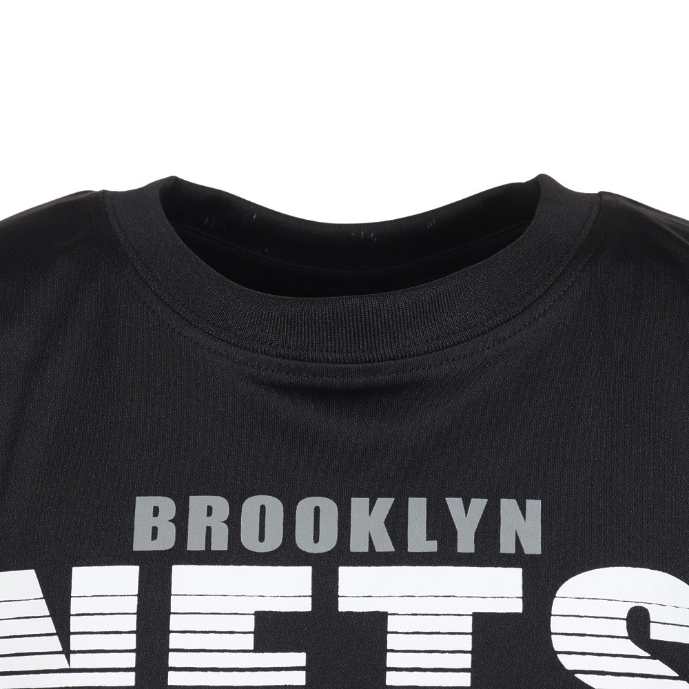 エヌビーエー（NBA）（キッズ）バスケットボールウェア 半袖Tシャツ ブルックリン・ネッツ 3AAD-NETS