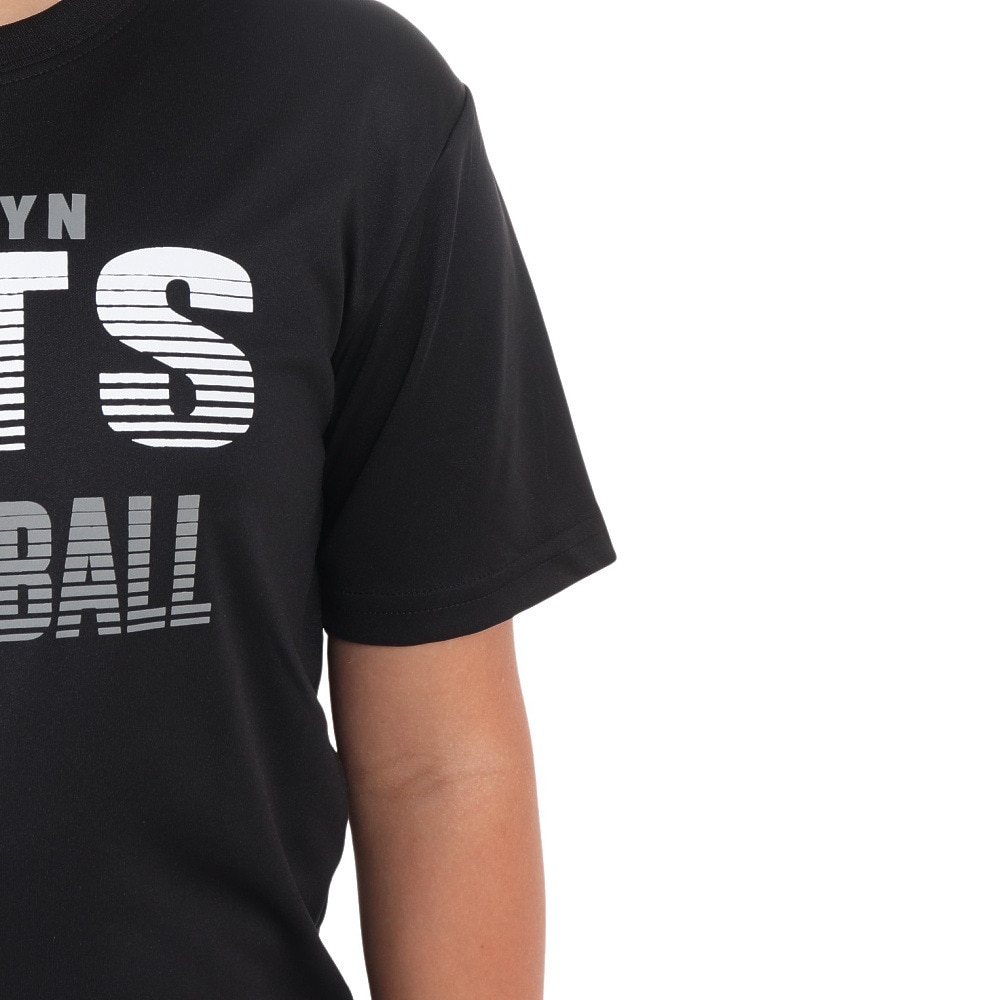 エヌビーエー（NBA）（キッズ）バスケットボールウェア 半袖Tシャツ ブルックリン・ネッツ 3AAD-NETS