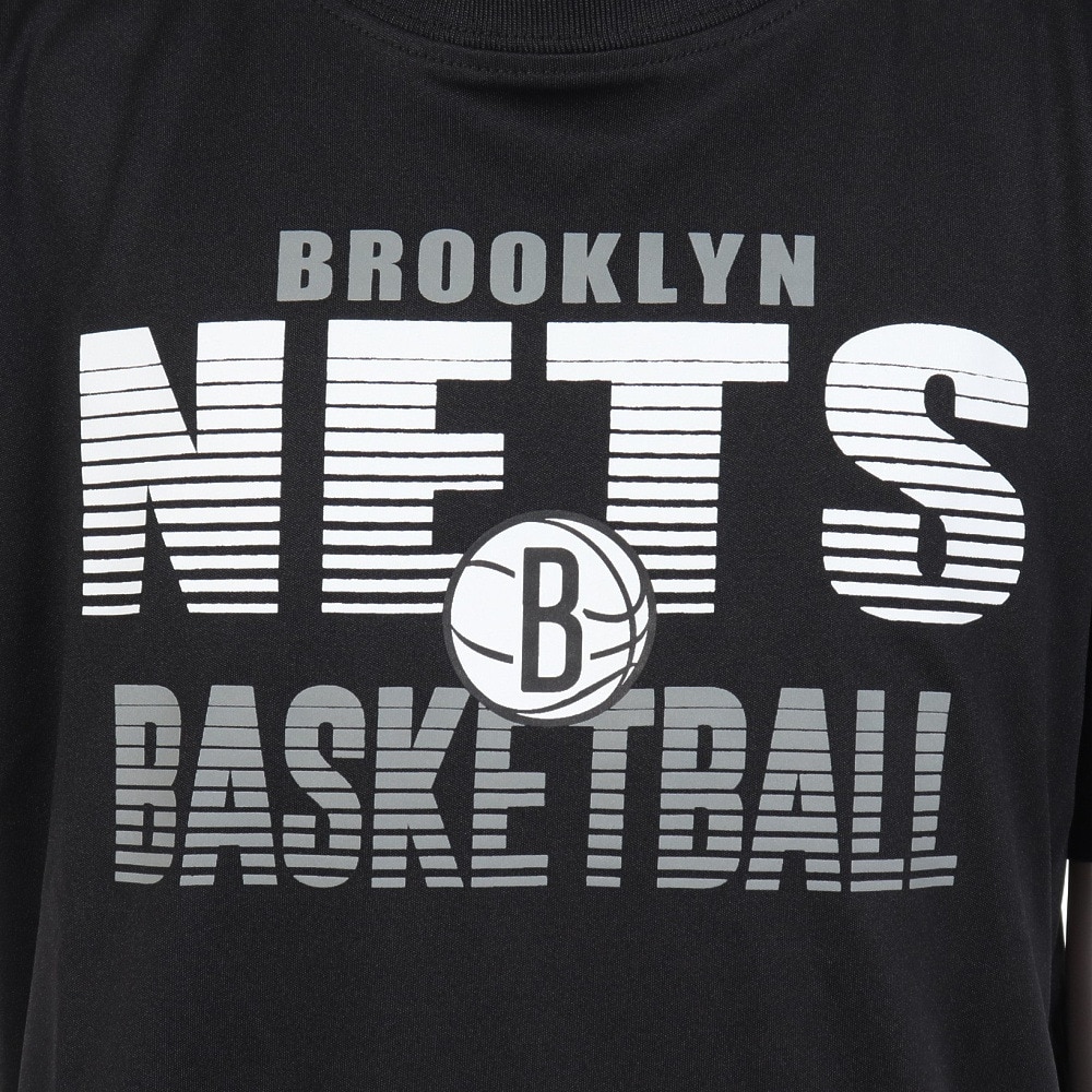 エヌビーエー（NBA）（キッズ）バスケットボールウェア 半袖Tシャツ ブルックリン・ネッツ 3AAD-NETS