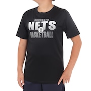 エヌビーエー（NBA）（キッズ）バスケットボールウェア 半袖Tシャツ ブルックリン・ネッツ 3AAD-NETS