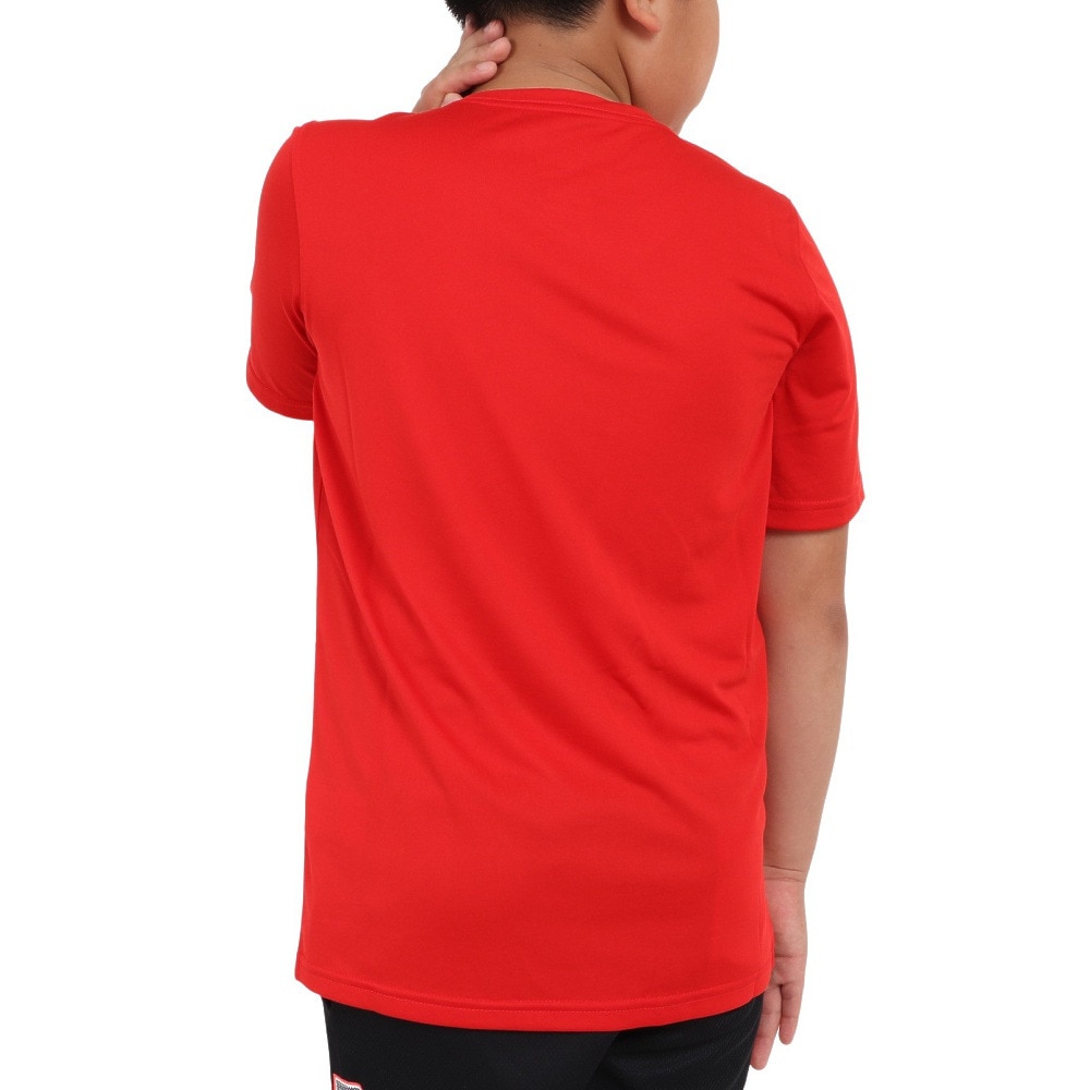 ジョーダン（JORDAN）（キッズ）バスケットボールウェア JPN 2023 半袖プラクティス Tシャツ YGB7NBA3-RED