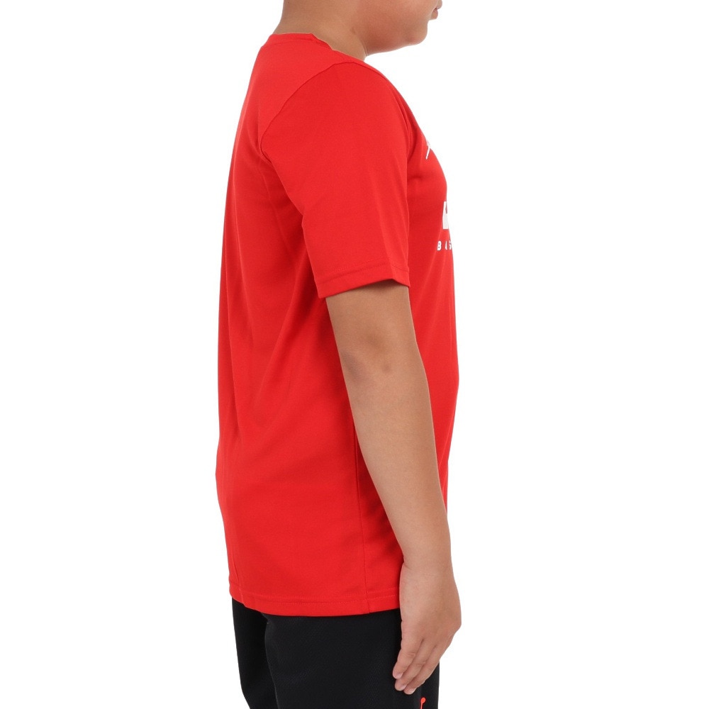 ジョーダン（JORDAN）（キッズ）バスケットボールウェア JPN 2023 半袖プラクティス Tシャツ YGB7NBA3-RED