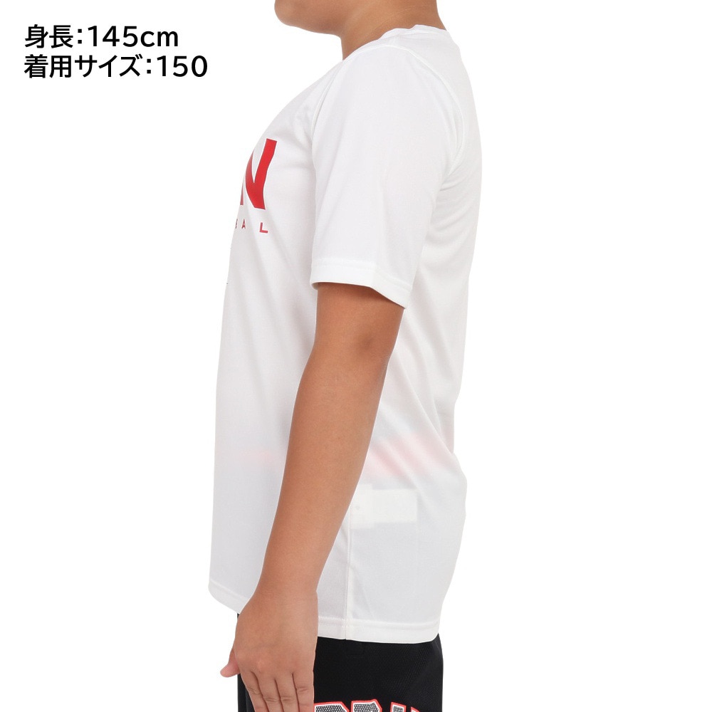 ジョーダン（JORDAN）（キッズ）バスケ 日本代表 Tシャツ ジュニア 半袖 JPN 2023 W杯 ホワイト YGB7NBA3-WHITE