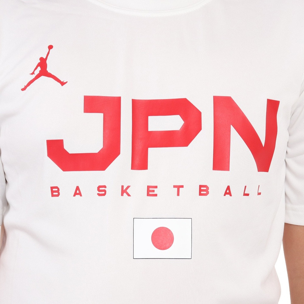 ジョーダン（JORDAN）（キッズ）バスケ 日本代表 Tシャツ ジュニア 半袖 JPN 2023 W杯 ホワイト YGB7NBA3-WHITE