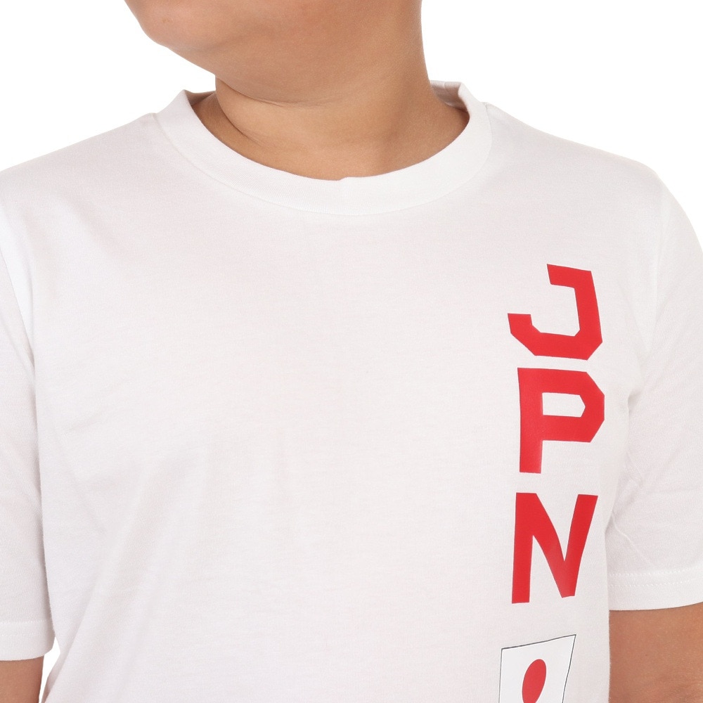 ジョーダン（JORDAN）（キッズ）バスケ 日本代表 チームTシャツ ジュニア JPN 2023 W杯 ホワイト YGB7NBA4-WHITE