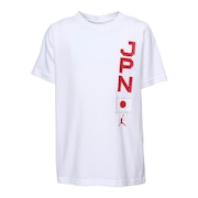 (キッズ)バスケ 日本代表 チームTシャツ ジュニア JPN 2023 W杯 ホワイト YGB7NBA4-WHITE