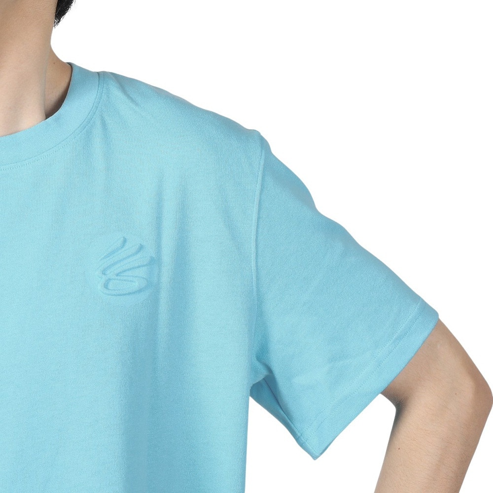 アンダーアーマー（UNDER ARMOUR）（メンズ）バスケットボールウェア カリー エンボス ヘビーウエイトTシャツ 1383378 914 速乾