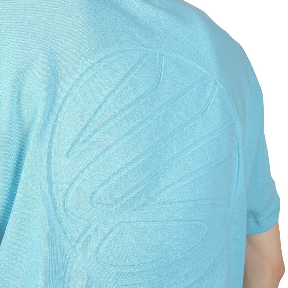 アンダーアーマー（UNDER ARMOUR）（メンズ）バスケットボールウェア カリー エンボス ヘビーウエイトTシャツ 1383378 914 速乾