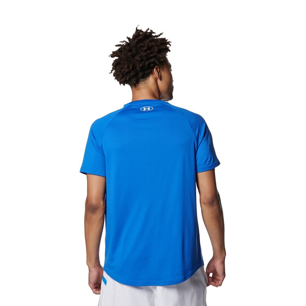 アンダーアーマー（UNDER ARMOUR）（メンズ）バスケットボールウェア テック ロゴ ショートスリーブTシャツ 1384722 400
