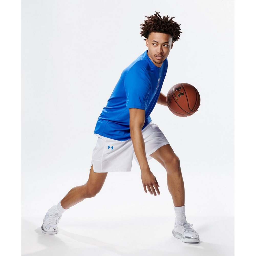 アンダーアーマー（UNDER ARMOUR）（メンズ）バスケットボールウェア テック ロゴ ショートスリーブTシャツ 1384722 400