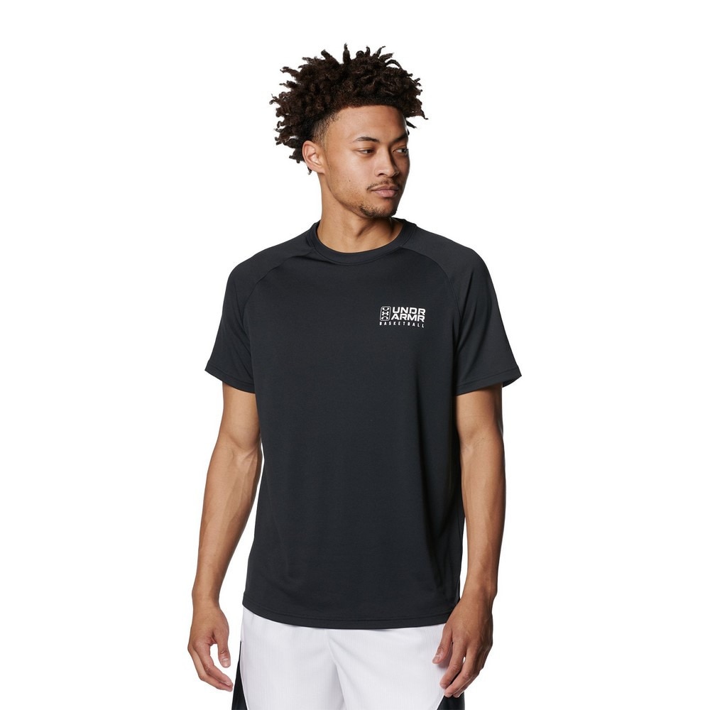 アンダーアーマー（UNDER ARMOUR）（メンズ）バスケットボールウェア テック グラフィック ショートスリーブTシャツ 1384723 001