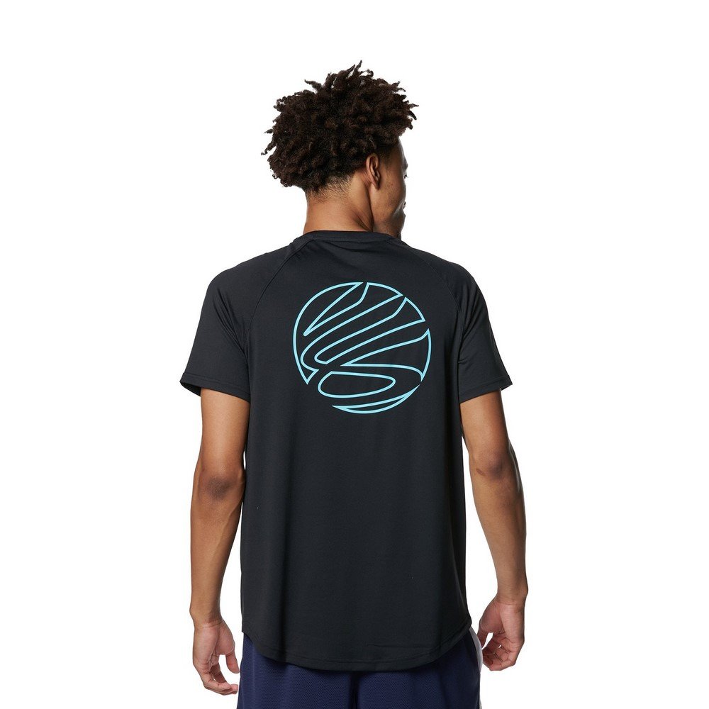 アンダーアーマー（UNDER ARMOUR）（メンズ）バスケットボールウェア カリー テック ロゴ ショートスリーブTシャツ 1384724 001 速乾