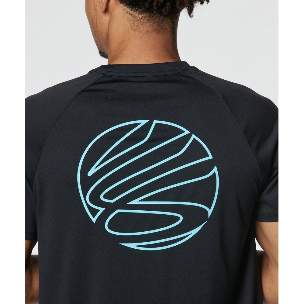 アンダーアーマー（UNDER ARMOUR）（メンズ）バスケットボールウェア カリー テック ロゴ ショートスリーブTシャツ 1384724 001
