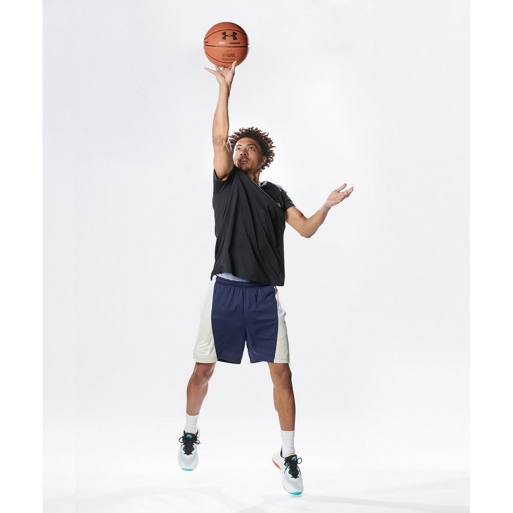 アンダーアーマー（UNDER ARMOUR）（メンズ）バスケットボールウェア カリー テック ロゴ ショートスリーブTシャツ 1384724 001 速乾